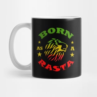 Born as a Rasta, Judah Lion Mug